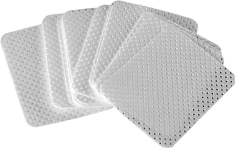 WRITWAA 540 Weiße Wattepads aus Baumwolle zur Gründlichen Entfernung von Nagellackresten und Wimpernkleber Inklusive Reinigungstücher für Kleberflaschen im Praktischen Satz