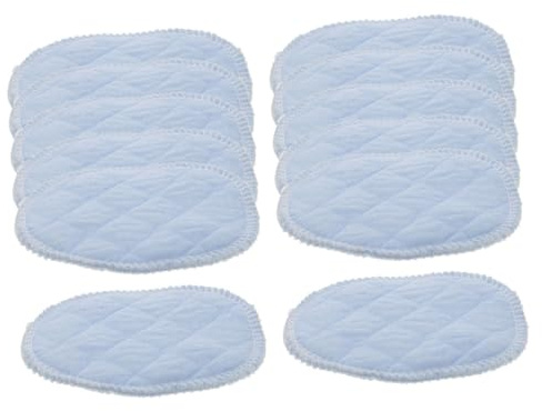 iplusmile 20 pezzi Coppette Assorbilatte Lavabili in Cotone Traspirante per Allattamento Strati Leggeri Blu Riutilizzabili e Antiallergici Assorbenti Maternità Comfort per Seno