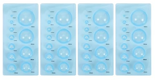 WRITWAA Molde para Filigrana de Papel 4 Piezas Herramienta Esférica para Manualidades de Papel Kit para Crear Macetas