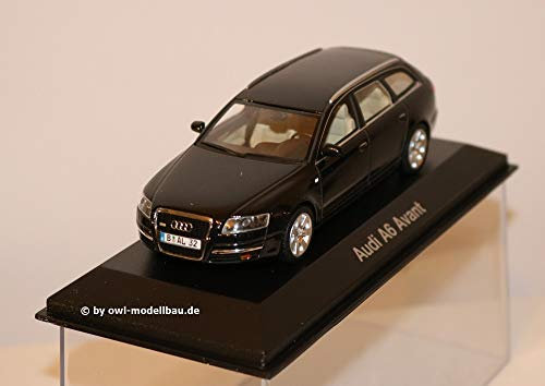 Audi A6 Avant (C6), schwarz, 2004, Modellauto, Fertigmodell, Minichamps 1:43