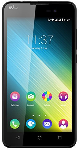 Wiko 9541 Lenny 2 Smartphone (12,4 cm (5 Zoll) IPS-Display, 1,3 GHz Quad-Core Prozessor, 8GB interner Speicher, 1GB RAM, Android 5.1 Lollipop) schwarz