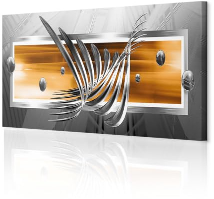 decomonkey Bilder Abstrakt 135x45 cm 1 Teilig Leinwandbilder Wandbild 3d