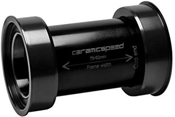 CeramicSpeed Unisex-Adult Innenlager Calotte Pressfit Pf4630 Pf30, 30 mm, schwarz, Keramik, beschichtet Erwachsene, Mehrfarbig, Einheitsgröße