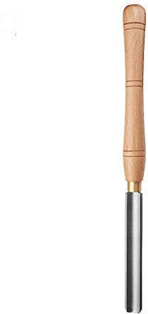 TuToy Outil de tournage en bois de burin de tour d'acier à haute vitesse avec l'outil de travail du bois de manche en bois - C