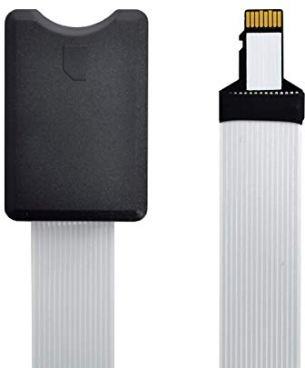 xiwai Micro-SD TF Memory Card Kit Male to SD Female Extension Soft Flat FPC Cable Extender 25cm