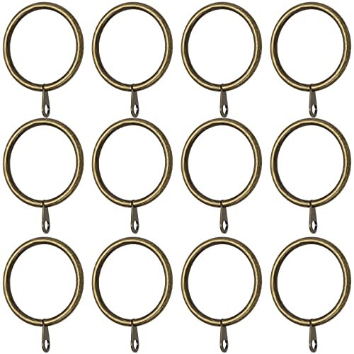Create idea 50 anelli per tende in metallo ganci per appendere 38 mm diametro interno per aste per tende drappeggio occhielli scorrevoli anelli per tende anelli per tende accessori per tende bronzo