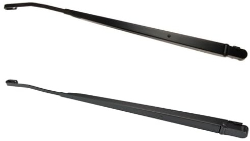 TRQ Windshield Wiper Arm Front Pair Hook Style Set Pair Compatible with Chevy GMC Pickup Truck