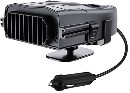 LICHENGTAI Auto Heizung, 360 Grad Drehung Auto Heizlüfter 2 in 1 Auto Heizung Entfroster Auto Heizung und Kühlventilator, Zigarettenanzünder für alle 12 Volt,150 Watt Autos, Autos und Fahrzeuge