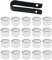 Universal 19mm Tapa De Tuerca De Rueda, Tapones Tornillos Ruedas Coche, 20 Piezas Plata Cubierta De Tuerca De Neumático, Tapas para Tuercas De Coche 19mm, Tapones para Tuercas De Rueda De Coche
