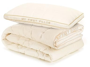 Vitapur Kinderkissen 40x60 und Decke 140x200 Set I Ab 1 Jahr geeignet I Soft, Gesund und Hypoallergen I Für alle Schlafpositionen I Nach Ökotex-100 Zertifiziert - Für den ungestörten Kinderschlaf!