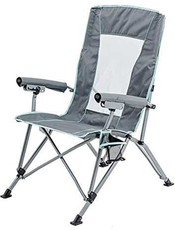Outdoorstuhl Campingstuhl Klappstuhl Übergroßer Klappbarer Campingstuhl Für Erwachsene, Tragbarer Sessel Mit Hoher Rückenlehne Und Rückenlehne Mit Drei Geschwindigkeiten Angelstuhl Faltstuhl Camping-S