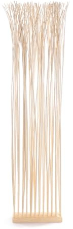 DESIGN DELIGHTS Bello PARAVENT Slim | Legno di salice, 170x40cm | paravento di Rami, divisorio per Ambienti, Parete divisoria, paravento per spogliatoio, paravento di Rami | Colore: Sbiancato
