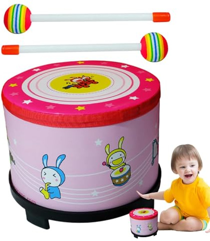 Tamburo a mano per, tamburo a mano per | Tamburo ritmico di giocattoli educativi per bambini | Music Education Tool Performance Pro for Kindergarten Stage Performances, classi