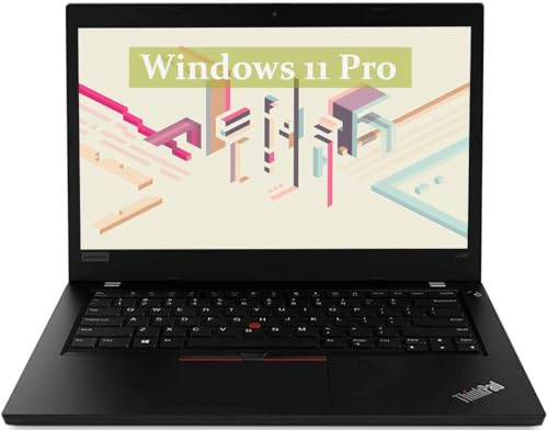 Lenovo ThinkPad L490 Business Laptop, 14-Inch FHD (1920x1080), Intel Core i5-8365U, 16 GB RAM, 512 GB SSD, QWERTY Keyboard, Windows 11 Pro (Renewed)