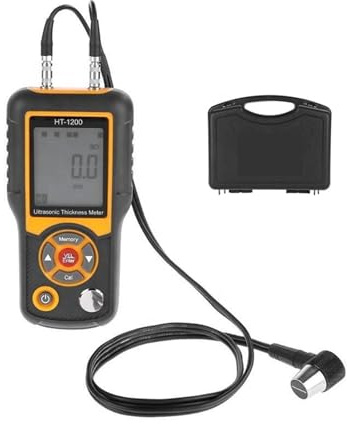 Misuratore di spessore della vernice, Misuratore Di Spessore Della Vernice, Rivestimento Ad Ultrasuoni Con Gamma Da 1,2 A 225 Mm Misuratore di profondità della vernice portatile