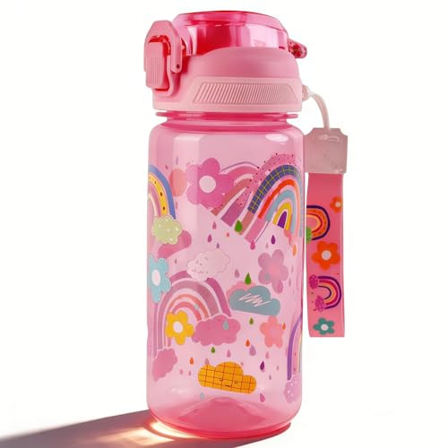 MHwan Borraccia Bambini, 600ml, adatta per Bevande Gassate, Senza BPA