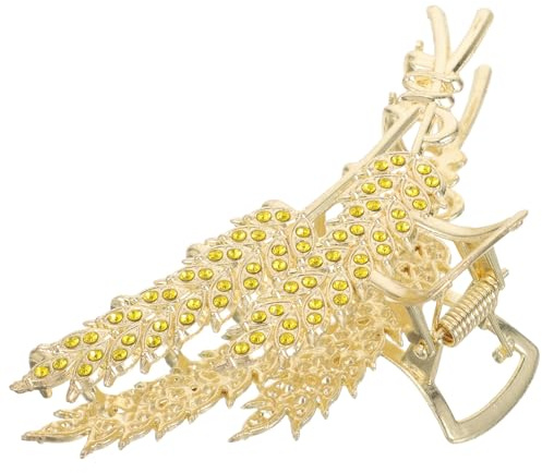 Artibetter Clip per Chioma Donna a Forma in Lega Oro Decorativa e Resistente per Feste e Uso Quotidiano