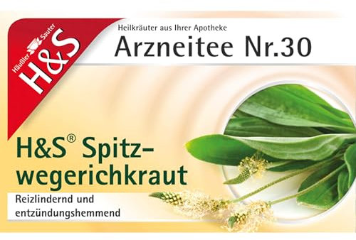 H&S Spitzwegerichkraut Filterbeutel 20X1.5 g