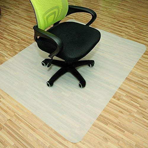 Rapid Teck® Bodenschutzmatten 120cm x 130cm für Hartböden in 6 Größen Bürostuhlunterlage Bodenschutzmatte Semi transparent