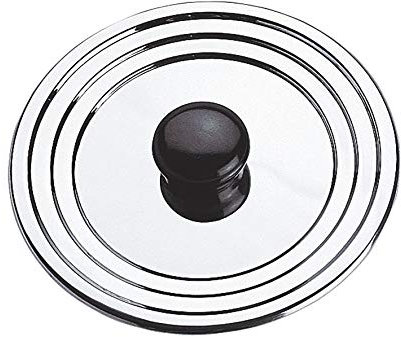 Sitram 711335 Couvercle universel en Acier Inoxydable pour casseroles diamètres D16/18/20 cm, Argent