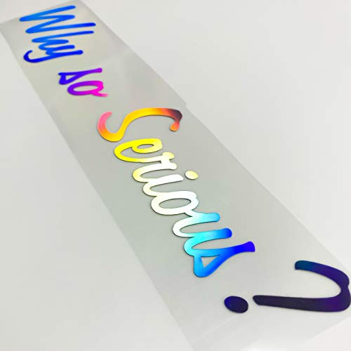 1A Style Sticker Why so serious Aufkleber Slick Oil Autoscheibenaufkleber Autodekor Aufkleber Seitendekor Vinyl Decal