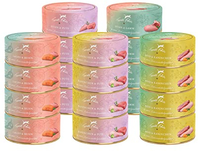 Terra Felis Famousse Multiprotein, cibo umido per gatti, 20x80g