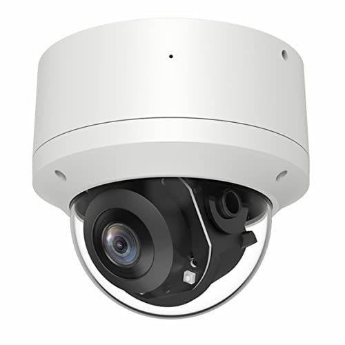 Inwerang 5MP 2.5'' PoE PTZ IP Camera with Mic/Audio, IP Dome Security Camera outdoor, Waterproof IP66, 2.8mm Lens, 60ft IR Night Vision, Pan 0~355° Tilt 0~90°