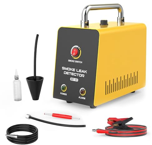 Rilevatore di perdite di fumo SDT101 Rilevatore di perdite di carburante EVAP Macchina per fumo per auto Tester di perdite di tubi per auto Tester di fumo EVAP per 12V Tutti i veicoli