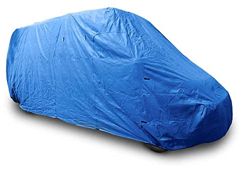 CAPA® Schutzhaube Kastenwagen 520–570 cm | Abdeckplane Kastenwagen Outdoor Garage | grau | atmungsaktiv, wasserabweisend & UV-beständig | CAPAtex®
