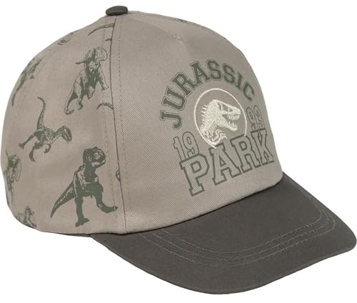 CERDÁ Life'S Little Moments Gorra Infantil con Visera de Jurassic Park, Gris, Talla única Unisex niños