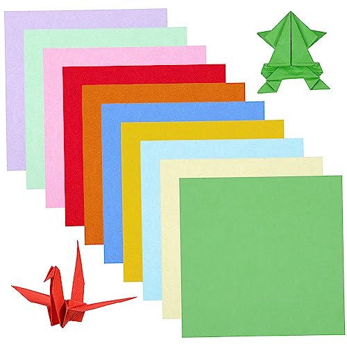 Tofficu 10 Bunte Quadratische Papiere Für Kinder Pastell-origami-papier-set Für Kunsthandwerk