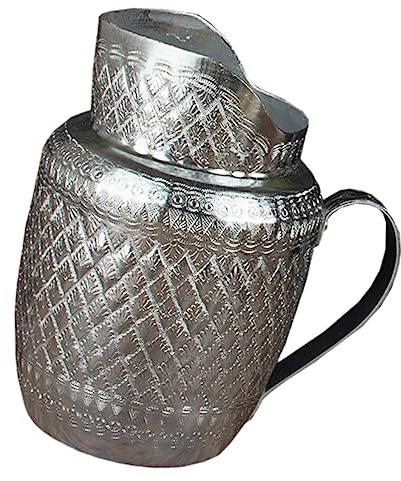 IMIKEYA Metal Hip Flask Creative Water Jug Wine Jug Large Capacity Beverage Dispenser for Outdoor Camping