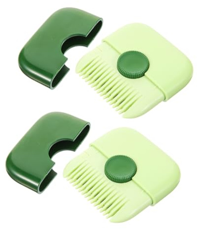 DEARMAMY 2piezas Cortapelos Peine Recortador Manual Para Mujer Herramienta De Corte De Pelo Para Casa Recortador De Flequillo y Puntas Abiertas Portátil Para Diario