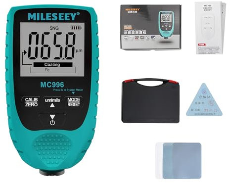 Coating Thickness Gauge MC996/MC998 High-Precision Digital Car Paintwork Detector Paint Thickness Meter Auto Thickness Tester(MC996)