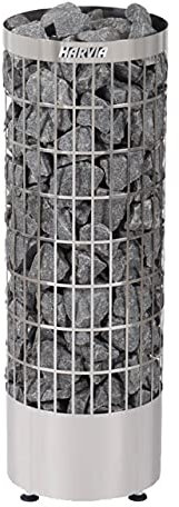 Harvia Cilindro Saunaofen - PC110E 10,8 kW wird separates Steuergerät benötig, Farbe: Edelstahl