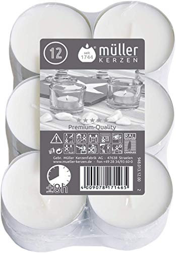 Müller Kerzen Teelichter, 12 Stück