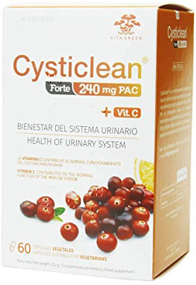 DIAFARM, S.A. Cysticlean forte 240 mg pac 60 cápsulas aranda