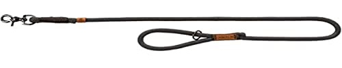 TRIXIE BE Nordic Leine, L-XL: 1,00 m/Ø13 mm, Dunkelgrau/Braun, Hund, 17211