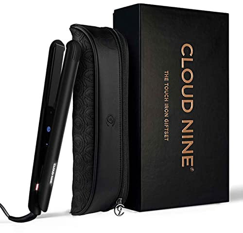 CLOUD NINE The Touch Iron - Haarglätter für gesünderes Haar - Erhitzt sofort - Mit mineralisch angereicherten & beweglichen Keramikplatten - Touch-Technologie zur Temperatursteuerung