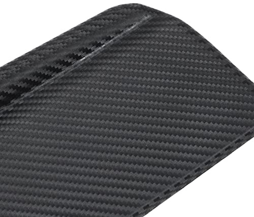 Alette per Minigonne Laterali per Auto Universali, 2 Alette per Minigonne Laterali Posteriori in Fibra di Carbonio per per Auto in Fibra di Carbonio