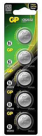 GP Batteries Airtag Batterie CR2032 3V | 5 Stück CR 2032 Knopfzelle | Ersatzbatterie für Apple AirTag (5 Stück CR2032 3V Knopfzellen)