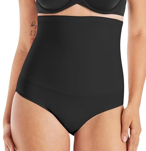 Maidenform Women's Firm Control High-Waist Shaping Brief, Cool Comfort Shapewear Brief