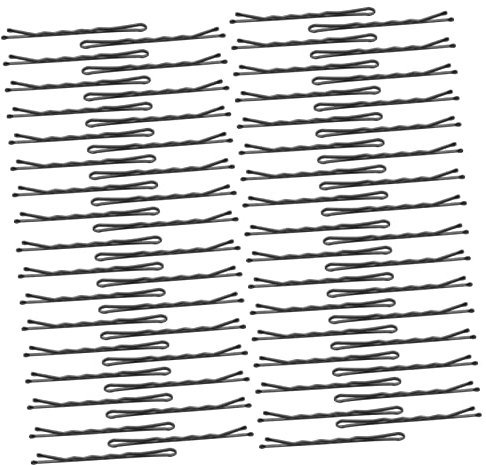 Housoutil 500 Stück Einfache Bobby-clips Aus Metall Haarnadeln Für Frauen Haar-styling-zubehör