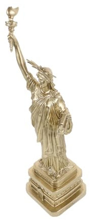 Ciieeo Göttin Freiheitsstatue Kunstharz-Kunstwerk Freiheitsstatue Modell Für Sandtisch-Layout