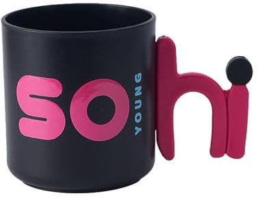 Portaspazzolino riutilizzabile, bicchiere collutorio con lettera, porta spazzolini antiscivolo, bicchiere per collutorio per la conservazione del desktop a casa