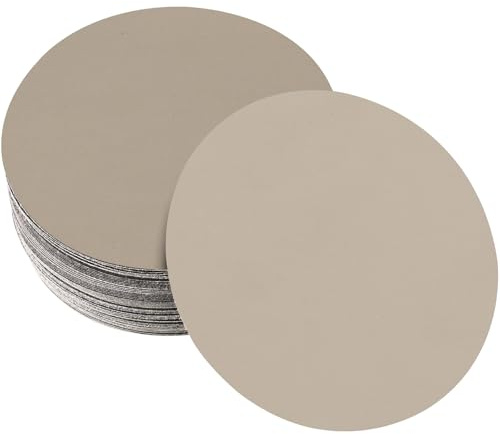 POTUINOM 6 inch No Hole Sanding Discs 5000 Grit 20Pcs, Wet Dry Orbital Sander Hook and Loop Sandpaper Disc, Best for Metal,Automotive Polishing