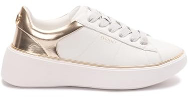Twinset Milano Sneakers Chunky Bicolor Art. 251TCP042, Vitt guld, 36 EU