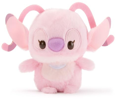 Disney Store Official Peluche Angel, Lilo e Stitch, 11 cm, Collezione Peluche Urupocha-Chan, Adatto Fin dalla Nascita