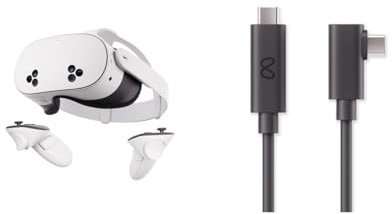 Meta Quest 3S 256 GB Headset + Cable