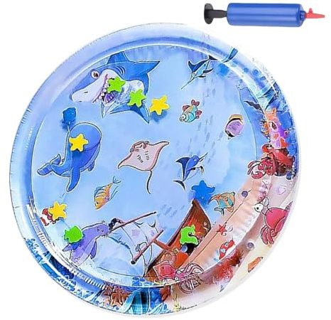 Kühlmatte für Hunde, Wasserbett für Haustiere | bunte Spielmatte für Kinder, aufblasbares Zubehör für Haustiere, sensorisches Spielbett, tragbar P